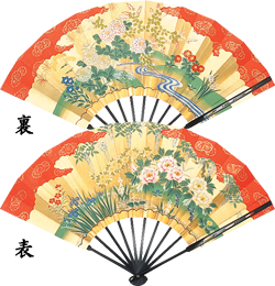 アンティーク 御舞扇 京都市烏丸三条 十松屋福井 絵巻 w3-4 アンティーク 御舞扇 京都市烏丸三条 十松屋福井 絵巻 w3-4 書